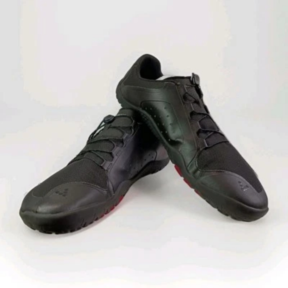 Vivobarefoot Men's Primus Trail II FG / US 14 EU 48 Black Textile Running Shoes